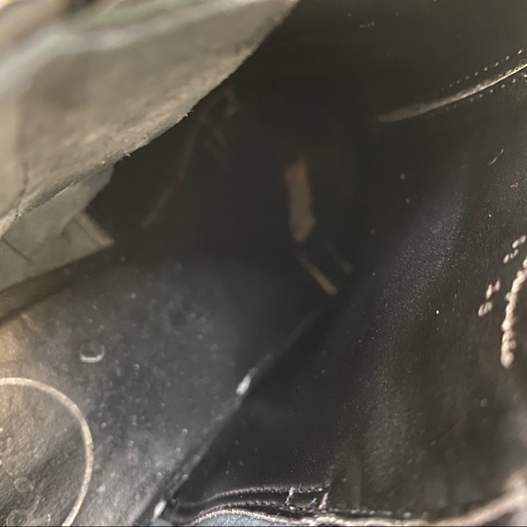 JACK ROGERS black leather Bailee scalloped booties - Picture 15 of 16